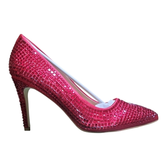 Lauren Lorraine Shoes - LAUREN LORRAINE Dazzle Heels In Red